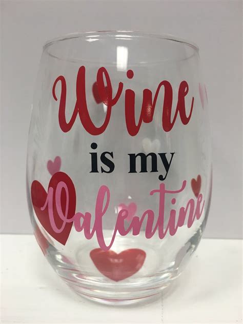 Valentines Day Glass 